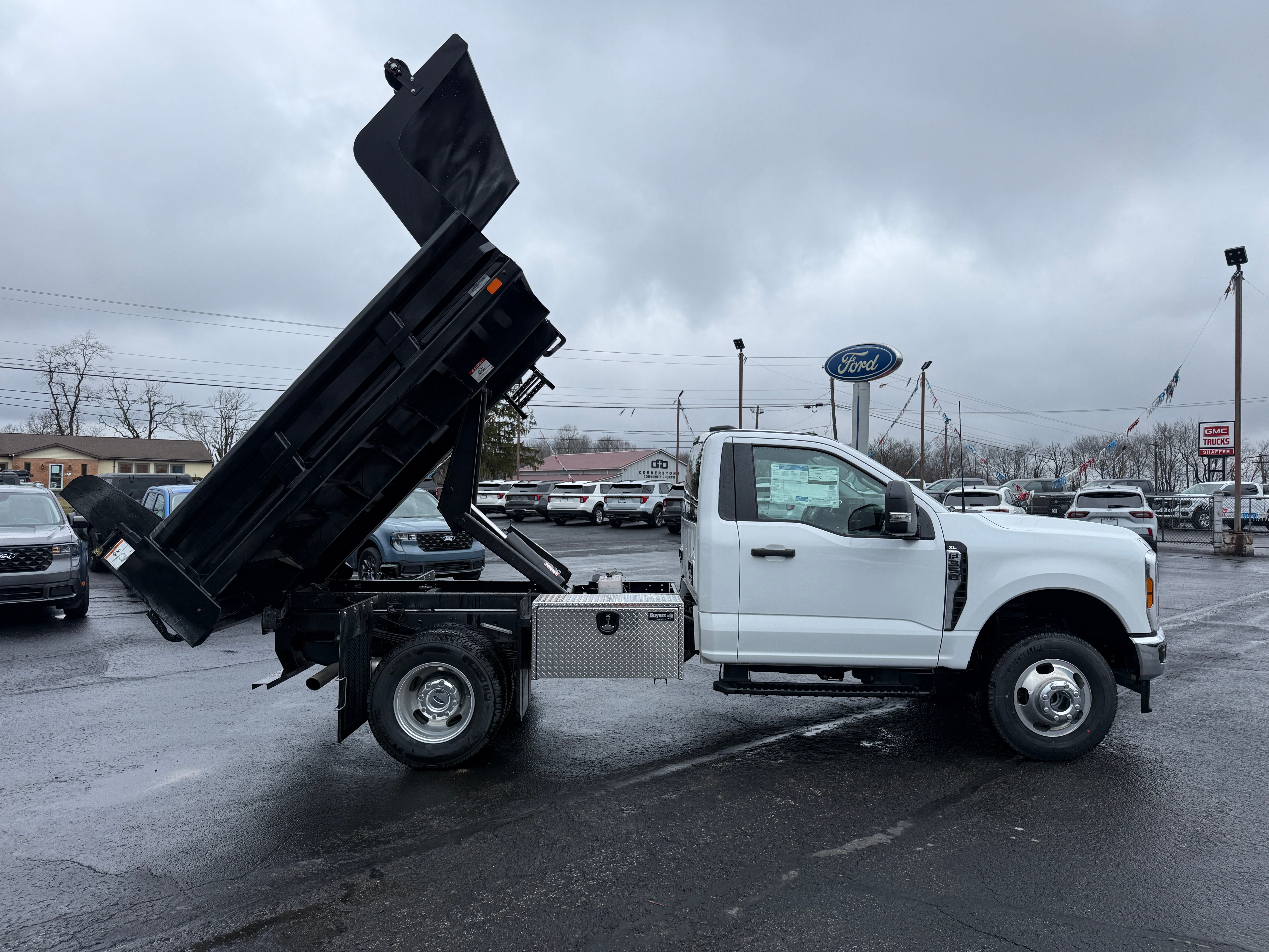 2026 Ford F-350 Dump Truck XL 4WD Reg Cab 169" WB 84" CA
