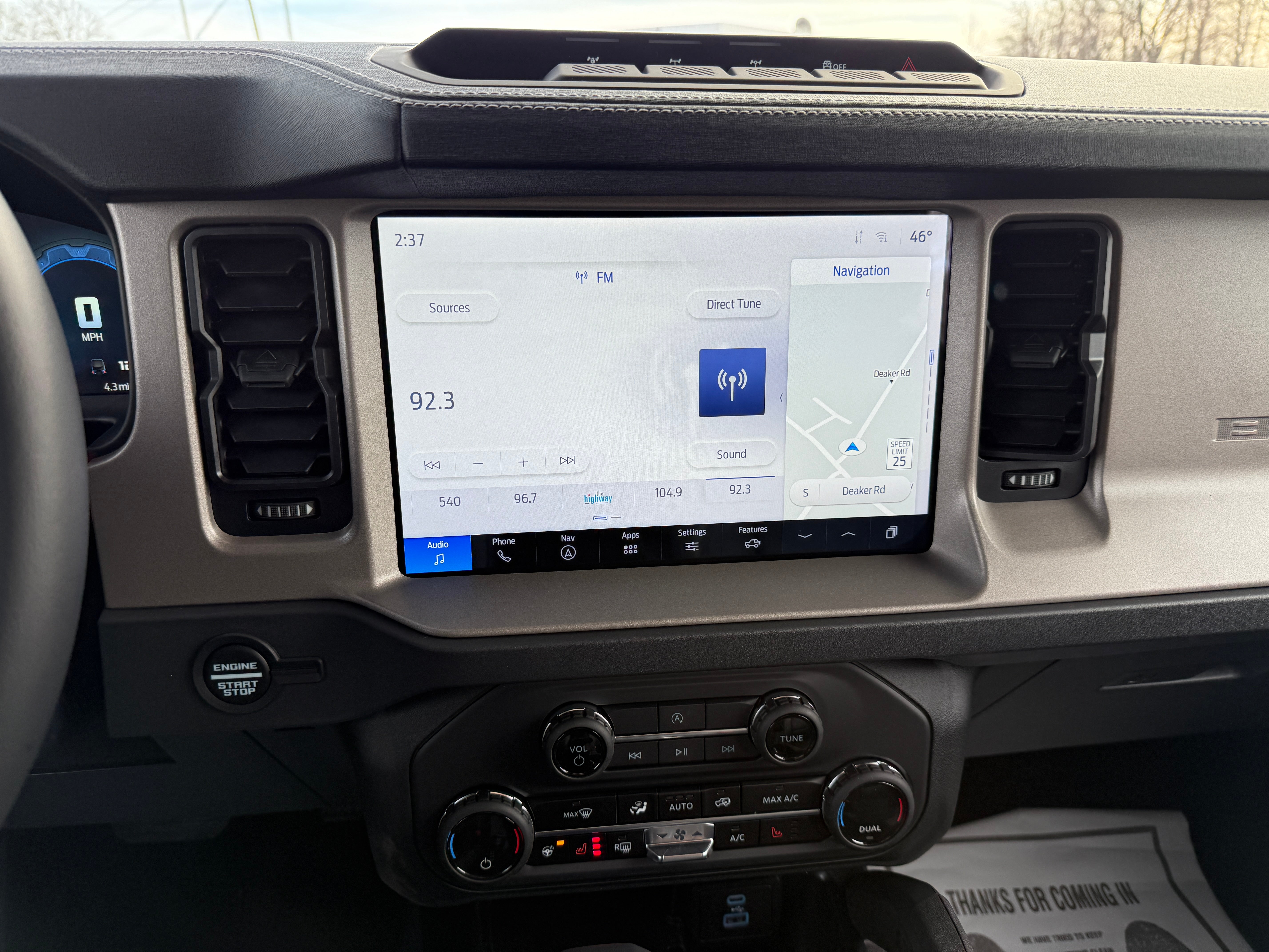 2025 Ford Bronco Outer Banks 4 Door 4x4